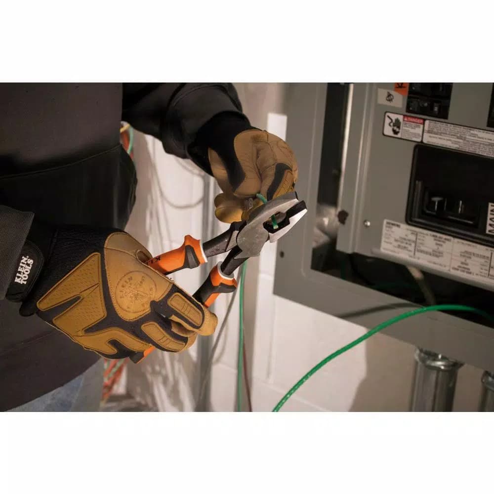 Klein Tools 9 in. Insulated High-Leverage Side-Cutting Pliers, 1000V Rated