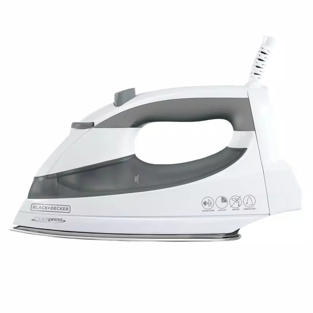 BLACK+DECKER ASO Smart Steam Iron with Stainless Steel Soleplate and 3-Way Auto Shutoff