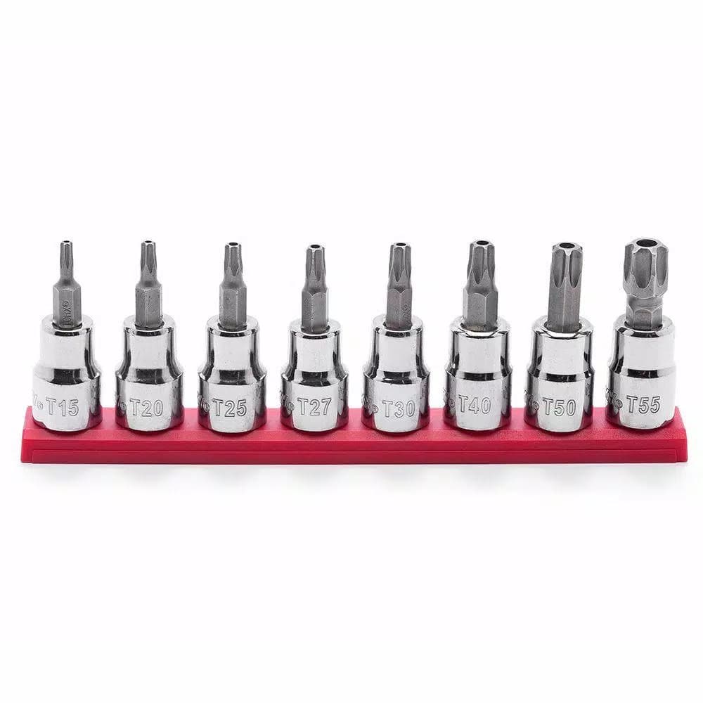 Husky 3/8 in. Drive Tamper Proof Torx Bit Socket Set, 8-Piece