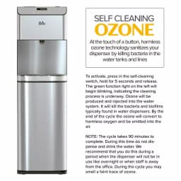 Brio Moderna Self-Cleaning Bottom Loading Water Cooler - Stainless Steel thumbnail 7