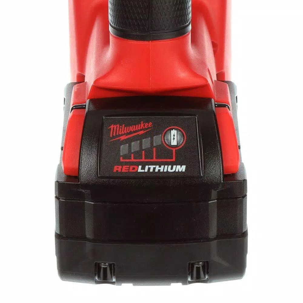 Milwaukee M18 FUEL 1 in. SDS-Plus Cordless Rotary Hammer Kit with Two 5.0 Ah Batteries and Charger