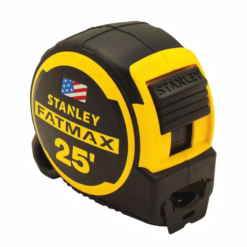 STANLEY FATMAX 25 ft. Tape Measure with MAXSHIELD Coating and Twin-Core Ergonomic Design