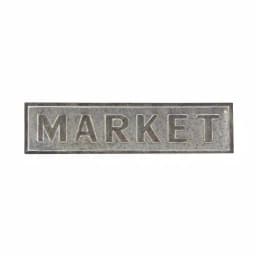 LITTON LANE MARKET Iron Decorative Wall Sign - Rustic Farmhouse Style Decor thumbnail 5