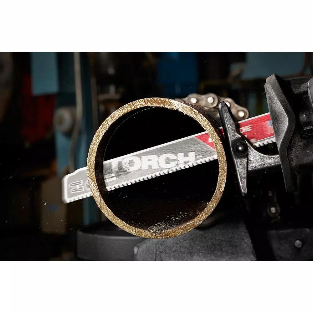 Milwaukee 6 in. 7 TPI The TORCH Carbide & Nitrus Carbide Reciprocating Saw Blade 4-Pack