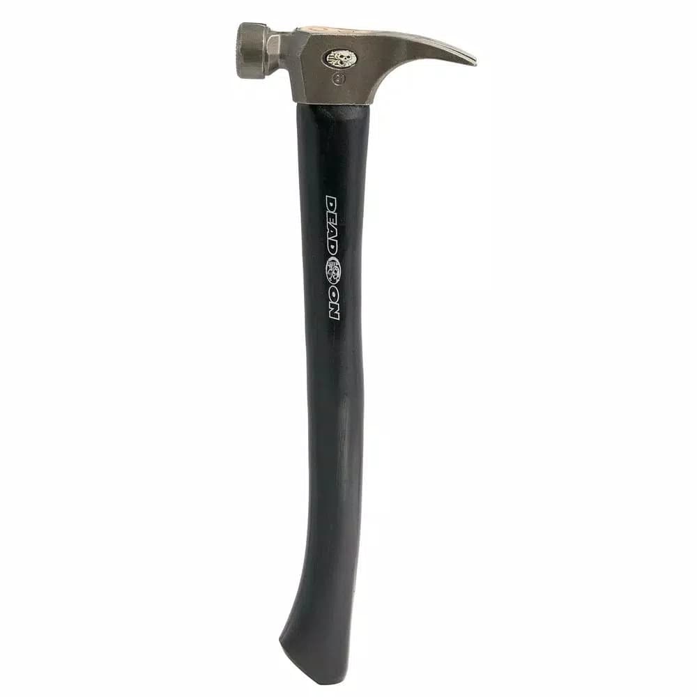 Dead On Tools 21 oz. Milled Face Framing Hammer with 18 in. Straight Hickory Handle
