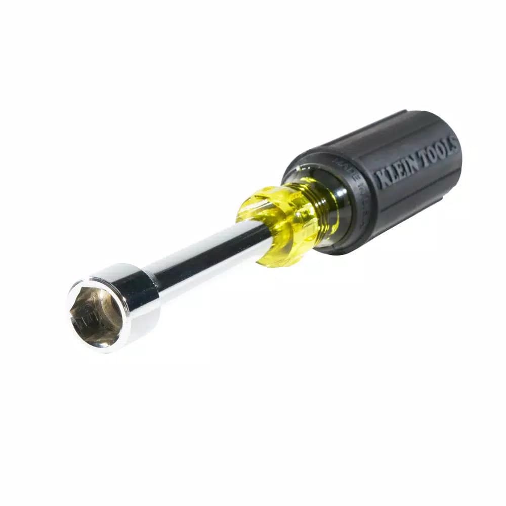Klein Tools 1/2 in. Nut Driver with 3 in. Hollow Shaft and Cushion Grip Handle