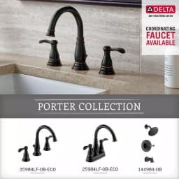 Delta Porter Triple Towel Hook, Oil Rubbed Bronze thumbnail 3