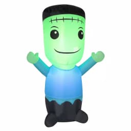 Unbranded 5-ft. Inflatable Monster Halloween Outdoor Decor thumbnail 1