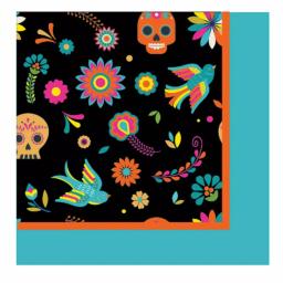 Sugar Plum Party SugarPlum Day of the Dead Paper Lunch Napkins, 32-Piece Set thumbnail 1