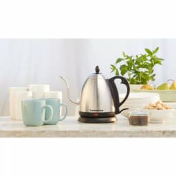 Bonavita 4.2-Cup Gooseneck Electric Kettle, 1000W Silver Stainless Steel thumbnail 4