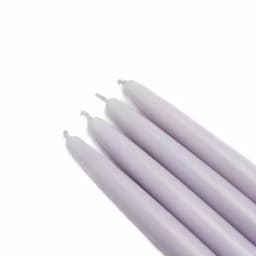 Zest Candle 6 in. Lavender Taper Candles, 12-Set Unscented Paraffin Wax thumbnail 1