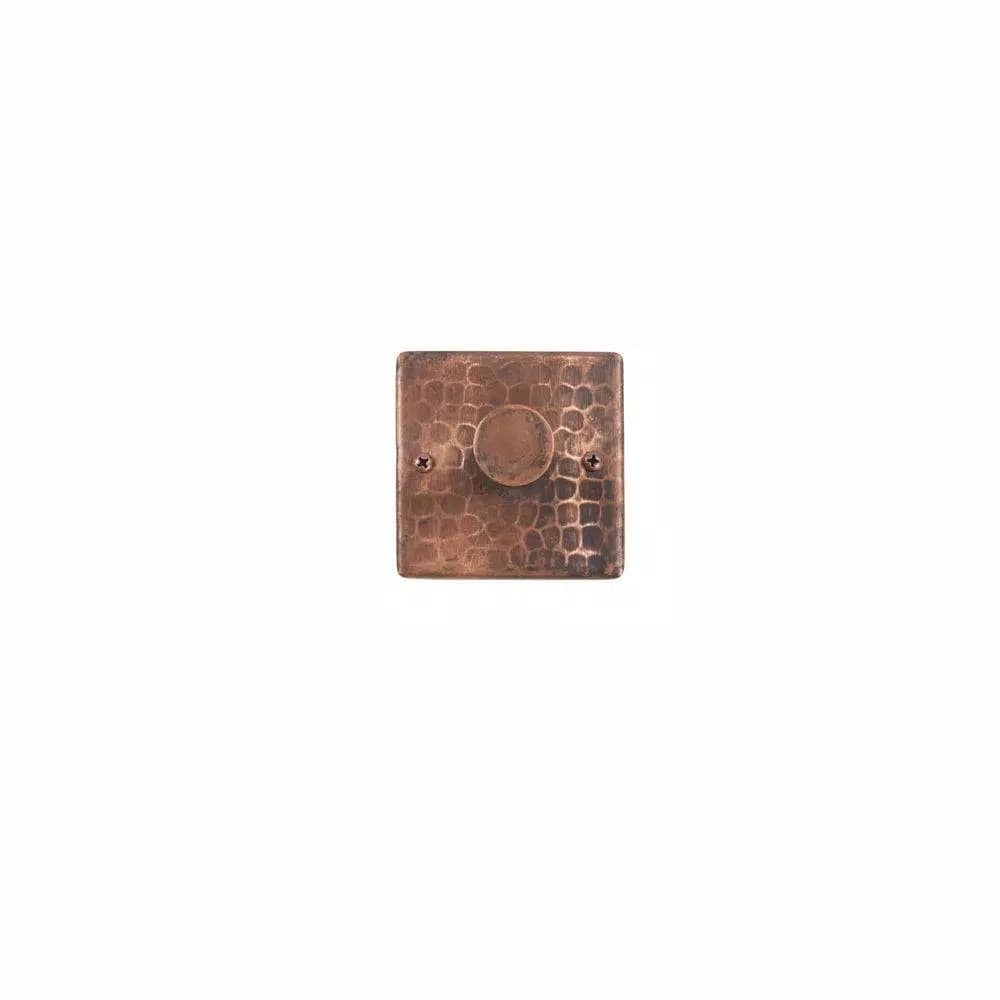 Premier Copper Products Hand Hammered Copper Single Robe Hook, Oil Rubbed Bronze