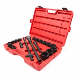 TEKTON 21-Piece 3/4 in. Drive Impact Socket Set, 3/4-2 in. Sizes, with Ratchet and Breaker Bar thumbnail 2