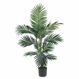 Nearly Natural 4 ft. Kentia Palm Silk Tree - Artificial Green Tropical Palm Plant thumbnail 1
