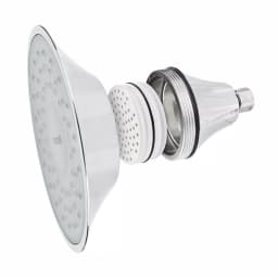 Brondell VivaSpring 6.5 in. Single Wall Mount Fixed Rain Shower Head with KDF Filtration, Chrome thumbnail 4
