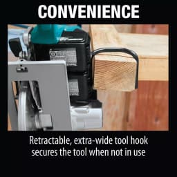 Makita X2 LXT 36V Brushless 7-1/4 in. Rear Handle Circular Saw Kit with 2 5.0Ah Batteries thumbnail 11