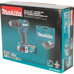 Makita 12V Max CXT Brushless 3/8 in. Cordless Hammer Driver-Drill Kit w/ (2) 2Ah Batteries, Charger & Case thumbnail 7