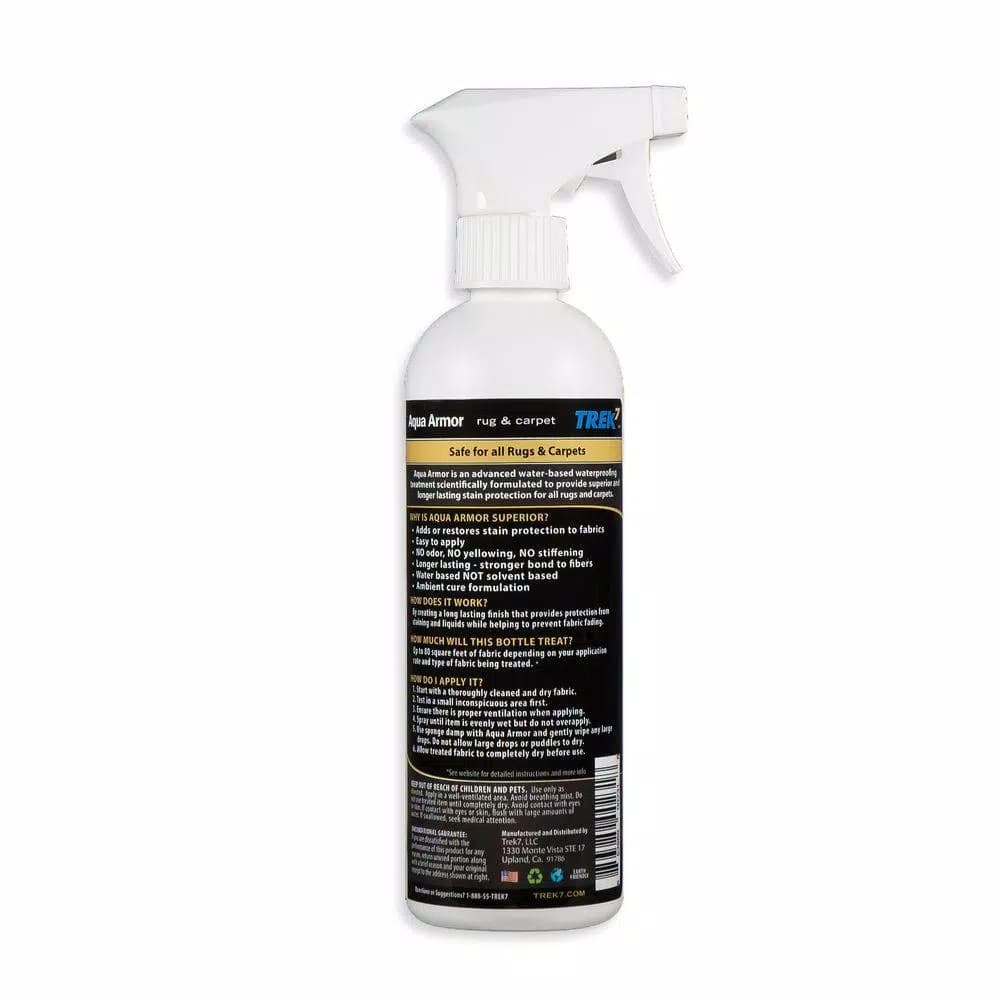 Trek7 Aqua Armor 16 oz. Stain Repellent Fabric Waterproofing Spray for Rugs and Carpets