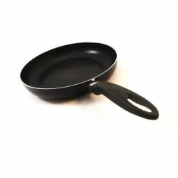 ExcelSteel Professional 12 in. Aluminum Nonstick Frying Pan with Induction Base, Black thumbnail 1