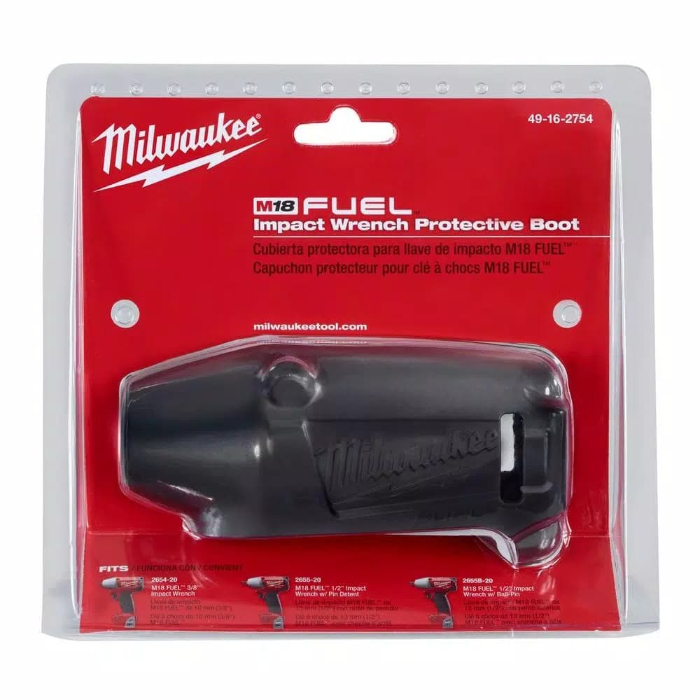 Milwaukee M18 FUEL Compact Impact Wrench Tool Boot (49-16-2754)