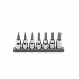 Husky 14-Piece 3/8 in. Drive Hex Bit Socket Set, SAE and Metric thumbnail 3