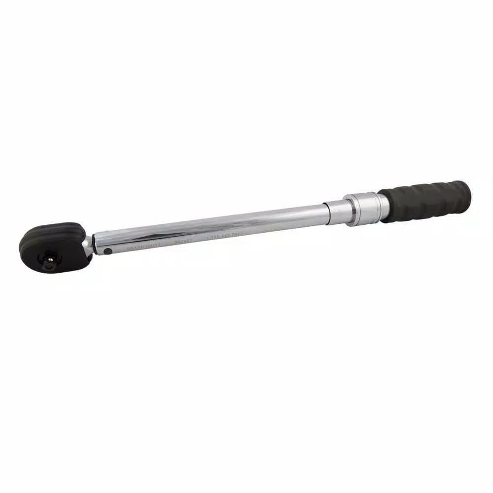 Steelman 3/8 in. Drive 10-100 ft-lb Micro-Adjustable Torque Wrench with Calibration Certificate
