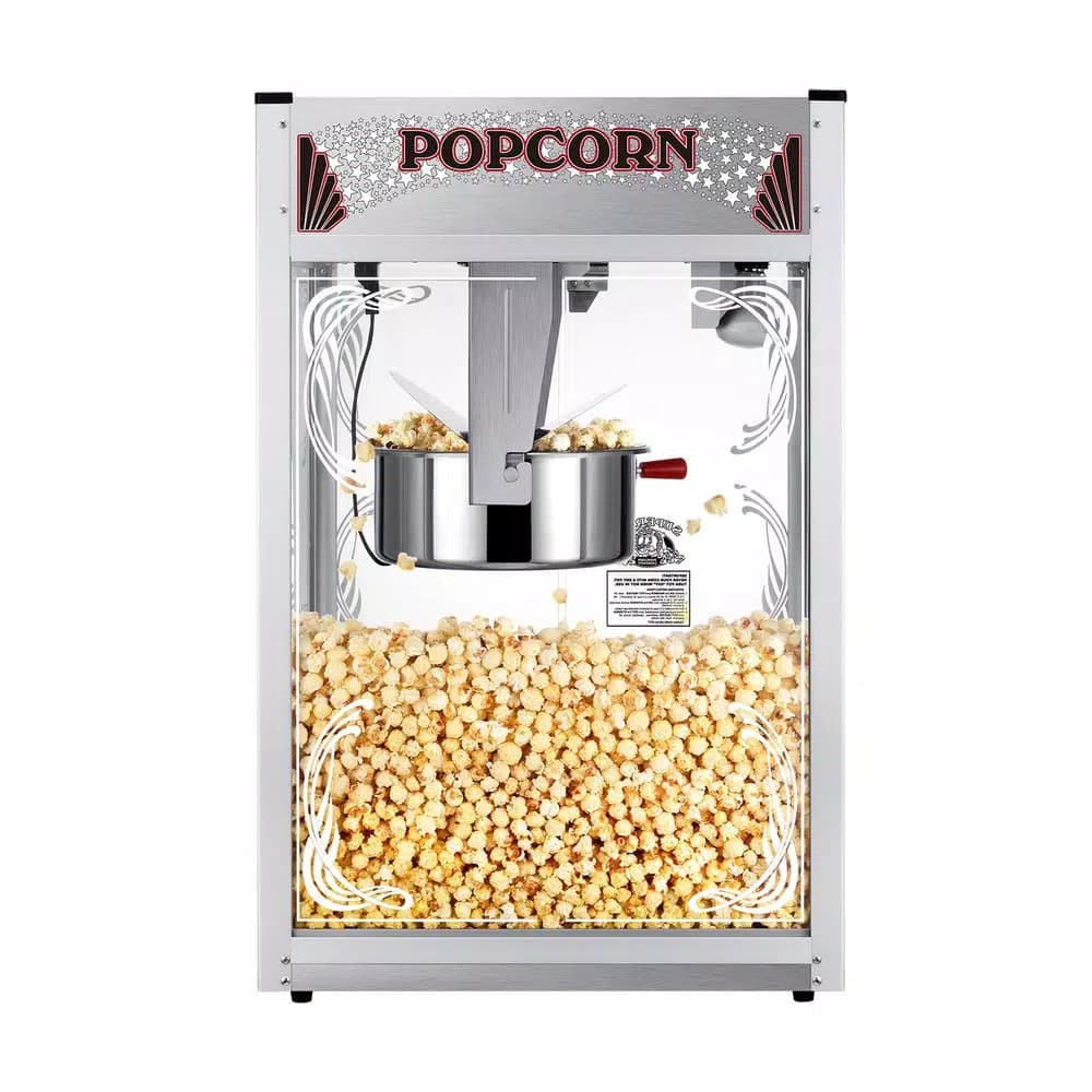 Superior Popcorn Company 20 oz. Stainless Steel Countertop Popcorn Machine