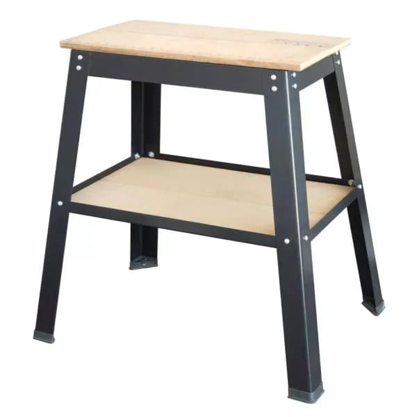 HTC HTT31 31 in. Heavy Duty Steel Tool Table for Power Bench Top Tools