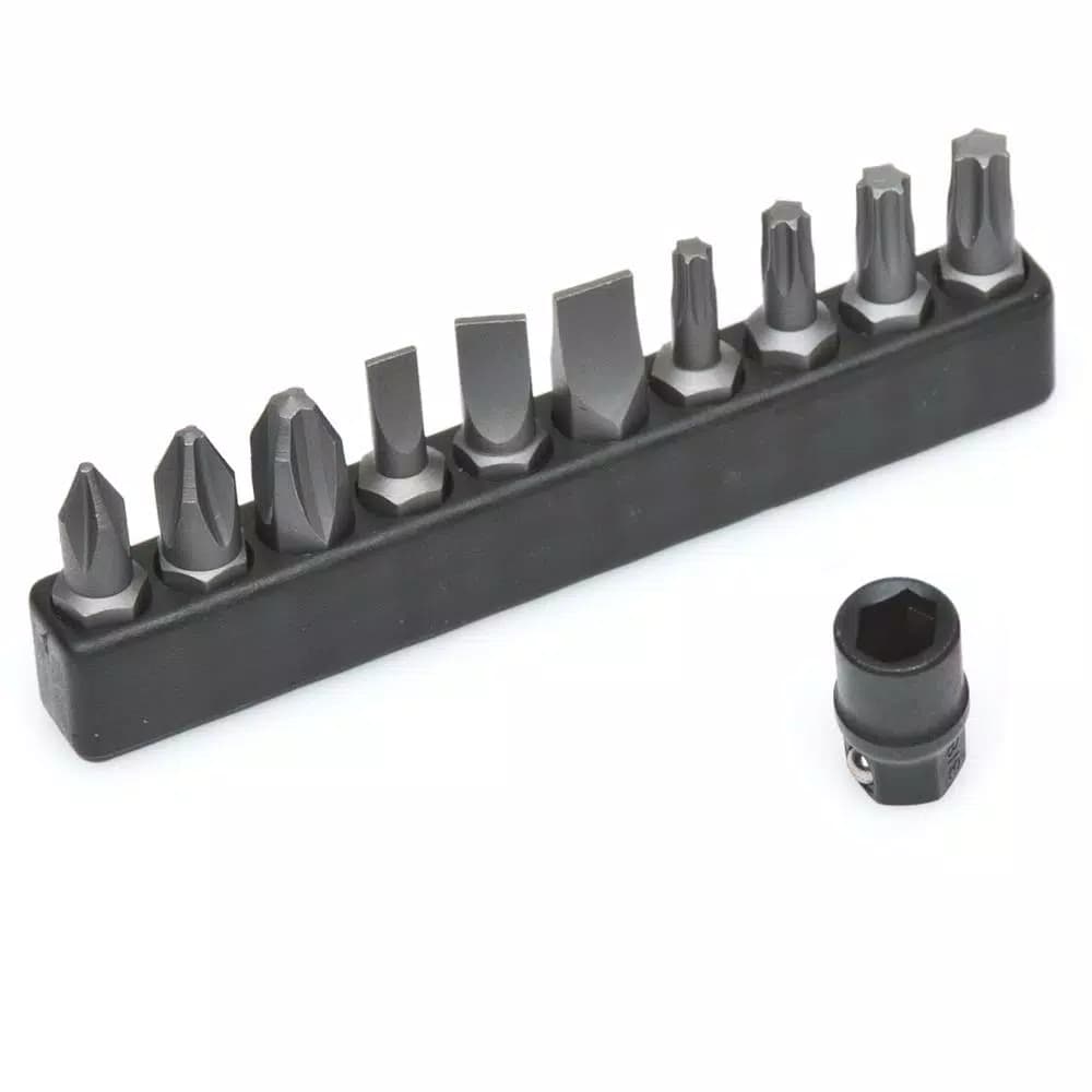 GearWrench 13-Piece Quad Box Ratcheting Wrench Set with 1/4 in. Drive Bit Pointer