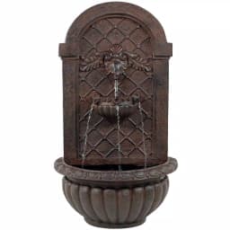 Sunnydaze Decor Venetian Iron Outdoor Wall Water Fountain, Colonial Style thumbnail 1