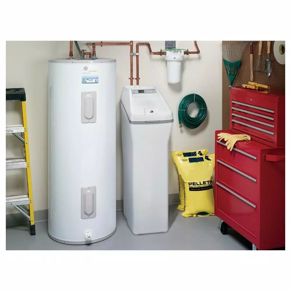 GE 45,100 Grain Water Softener System with SmartSoft Technology and Iron Removal