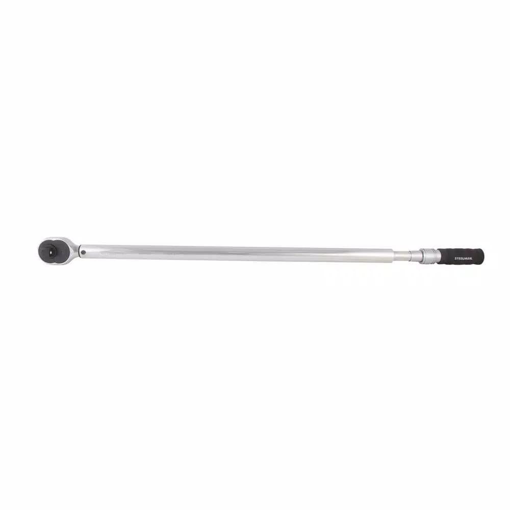 Steelman 3/4 in. Drive Micro-Adjustable Torque Wrench, 100-600 ft. lbs.