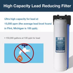 ISPRING LittleWell FCRC25B Big Blue Whole House Replacement Water Filter Cartridge, Lead & Iron Removal thumbnail 2