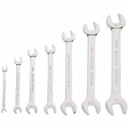 Klein Tools 7-Piece Open-End Wrench Set, Alloy Steel, 1/4 in. to 1 in. thumbnail 1