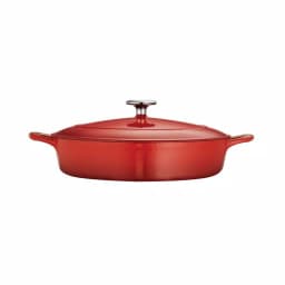 Tramontina 4 Qt. Enameled Cast Iron Braising Pan with Lid thumbnail 2