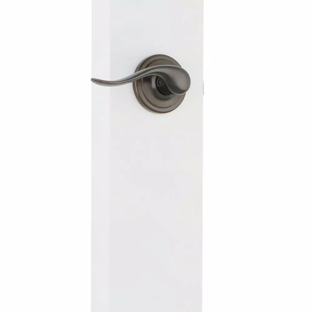 Kwikset Arlington Tustin Left-Handed Door Lever, Venetian Bronze