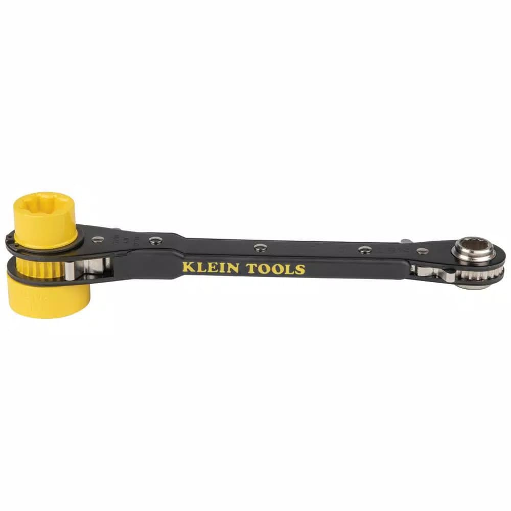 Klein Tools Heavy-Duty 6-in-1 Ratcheting Lineman's Wrench
