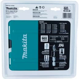 Makita ImpactXPS 60-Piece Impact Rated Bit Set, Hex Shank Alloy Steel Screwdriver Bits thumbnail 4