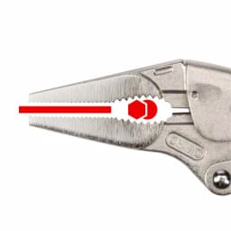 TEKTON 2-Piece Curved Jaw and Long Nose Locking Pliers Set thumbnail 3