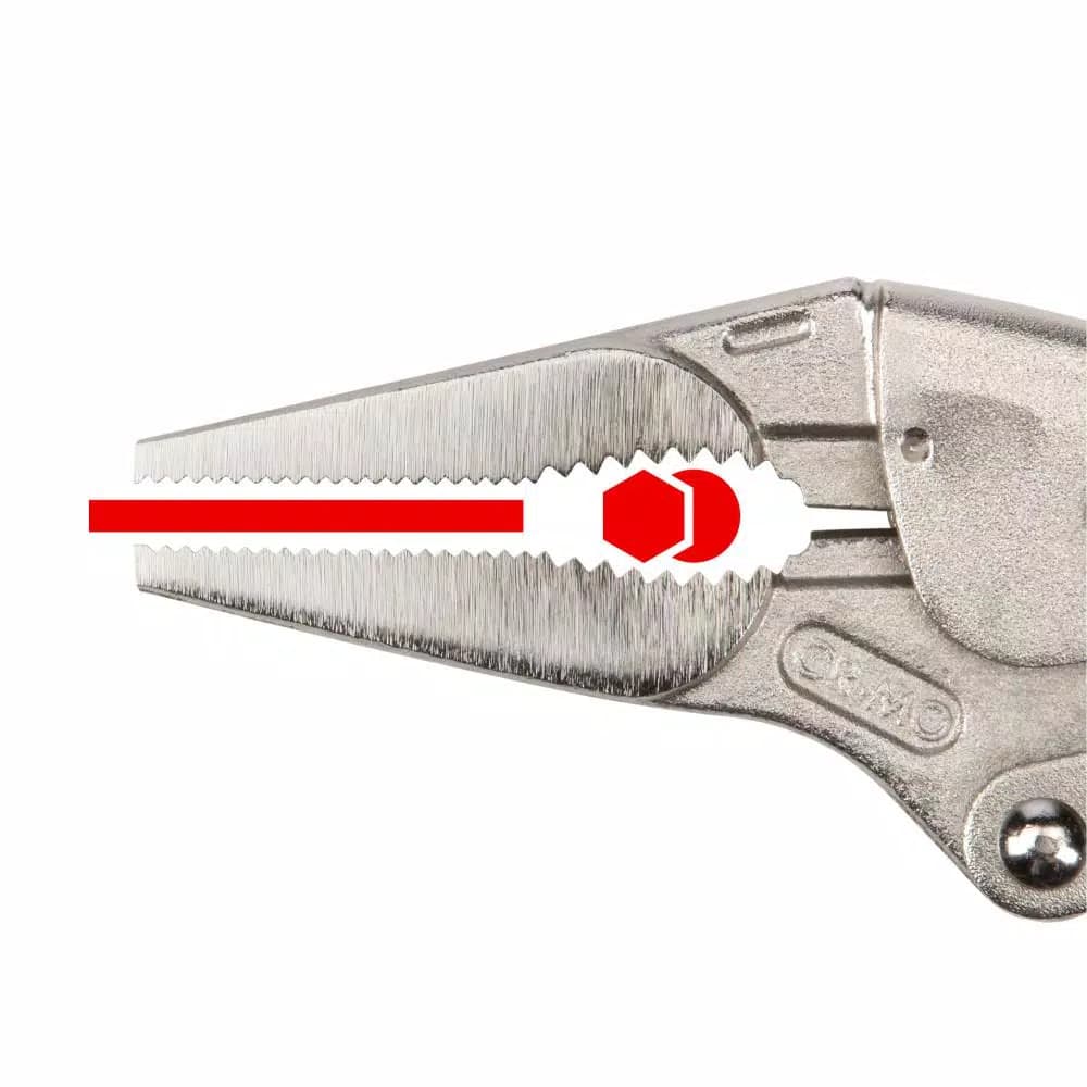 TEKTON 2-Piece Curved Jaw and Long Nose Locking Pliers Set