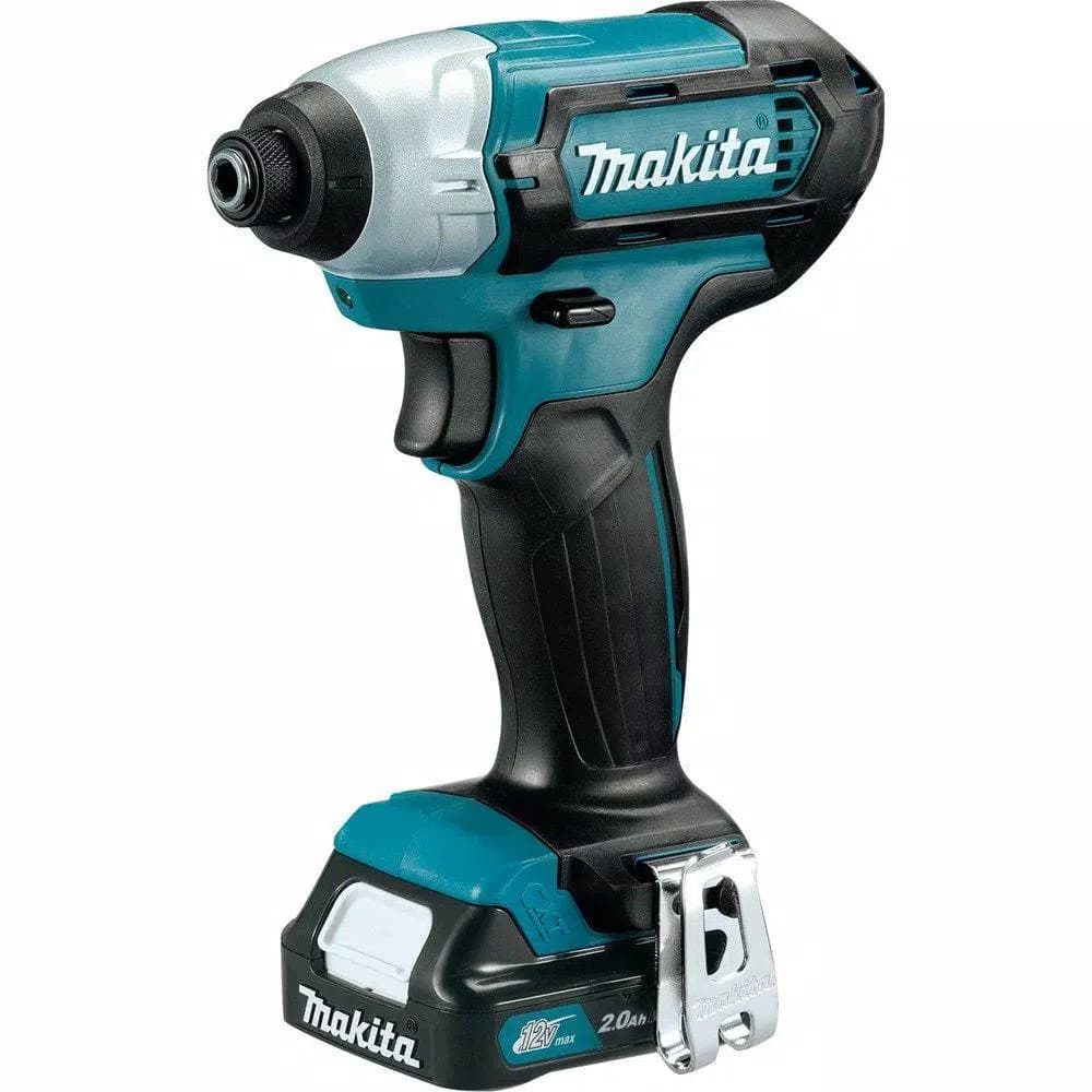 Makita 12V MAX CXT Cordless 1/4 in. Impact Driver Kit with (2) 2.0Ah Batteries, Charger, and Hard Case