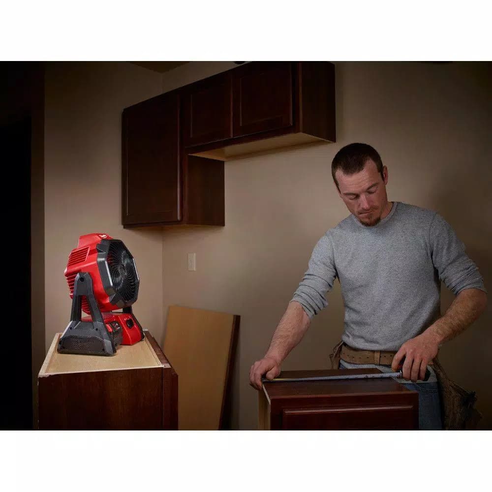 Milwaukee M18 1/2 in. High-Torque Impact Wrench and M18 Jobsite Fan Combo Kit