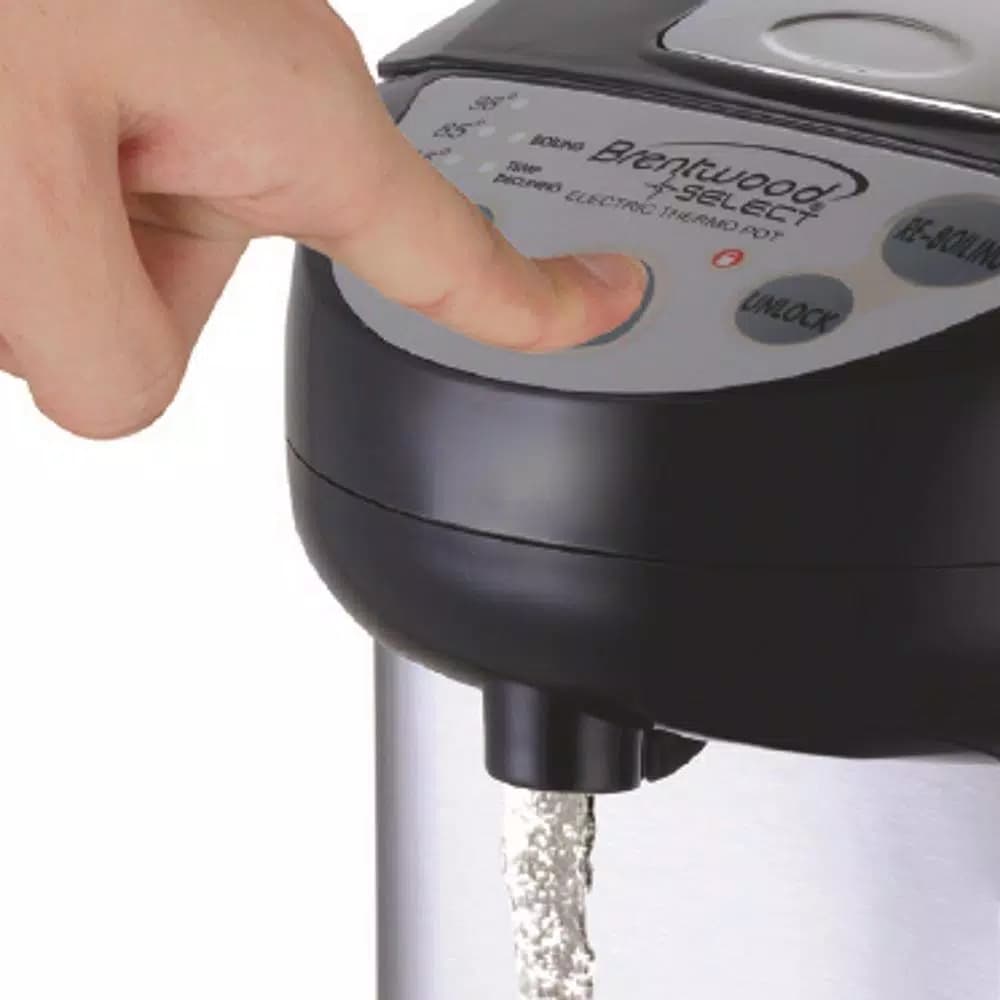 Brentwood Appliances Brentwood Select KT-40BS 4L Electric Instant Hot Water Dispenser, 3 Temperature Settings, Silver