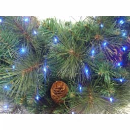 Starlite Creations 9 ft. Blue LED Ultra Slim Wire String Lights, 36-Light Battery Operated (Bundle of 2) thumbnail 4
