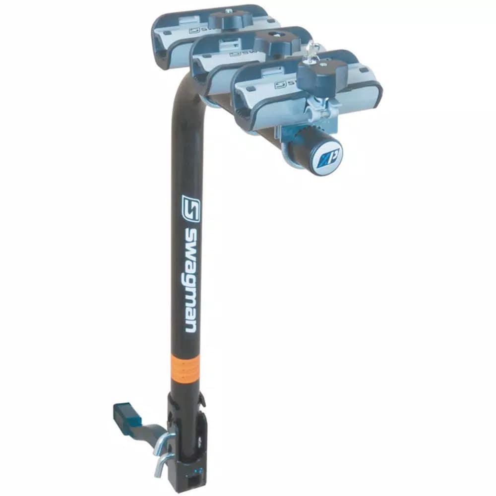 Swagman XP3 Folding Single Arm Hitch Bike Rack, Fits 1-1/4 in. and 2 in. Receivers, Carries up to 3 Bikes
