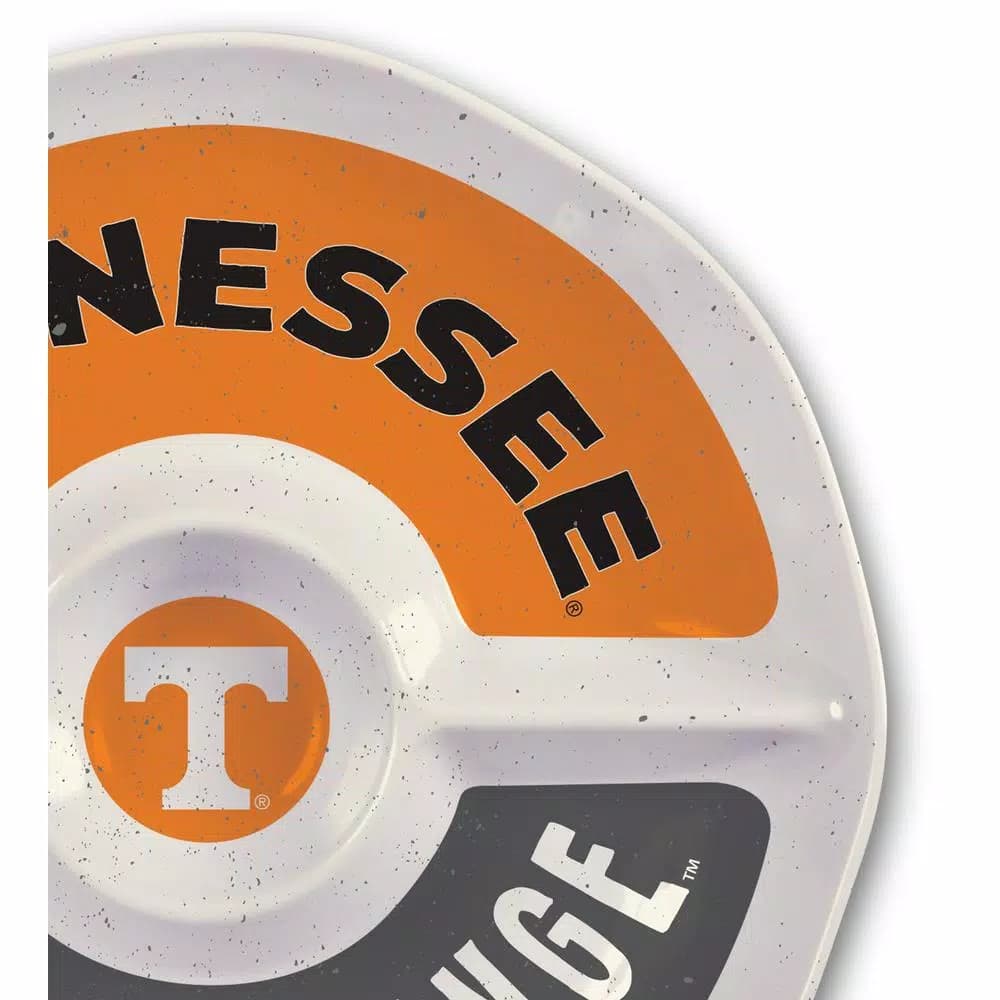 Magnolia Lane NCAA Tennessee 15 in. Melamine Chip and Dip Serving Tray