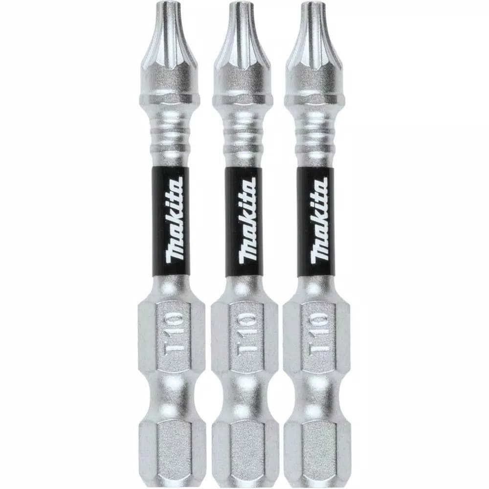 Makita ImpactXPS T10 Torx 2 in. Power Bits, 3-Pack