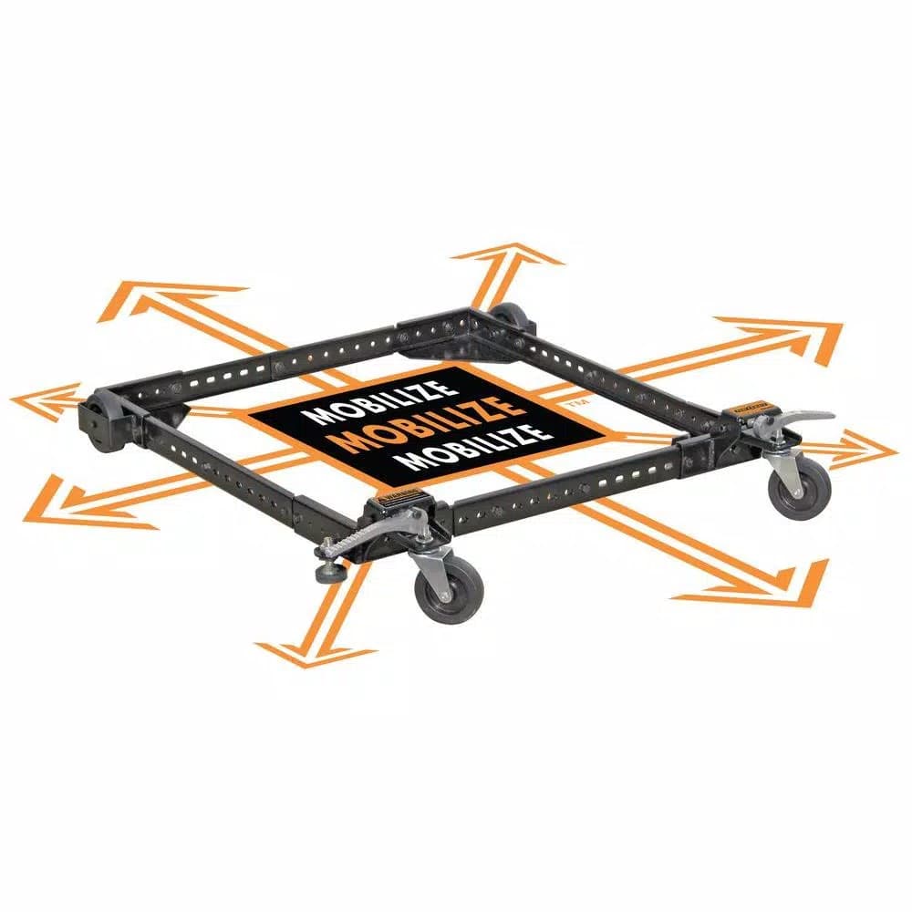 BORA PORTAMATE PM-1000 Universal Mobile Base, Adjustable Tool Stand for Power Tools up to 400 lbs