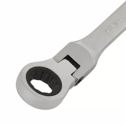 GEARWRENCH 17 mm Flex Head Combination Ratcheting Wrench, 12-Point Steel thumbnail 2
