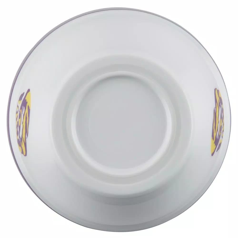 College Kitchen Collection LSU Tigers 4-Piece Party Bowl Set, Purple, 8 oz